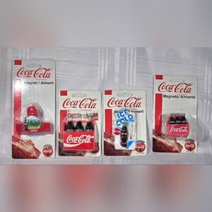 Coca Cola Red Bottle Pack Refrigerator Magnets - Set of 2